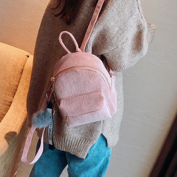 ChicksDesire Handbags - C'est la Vie Soho Corduroy Backpack
